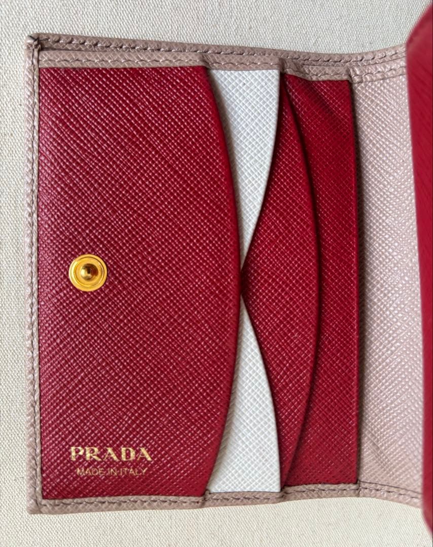 PRADA サフィアーノ 二つ折り財布 CIPRIA+FUOCO 正規品
