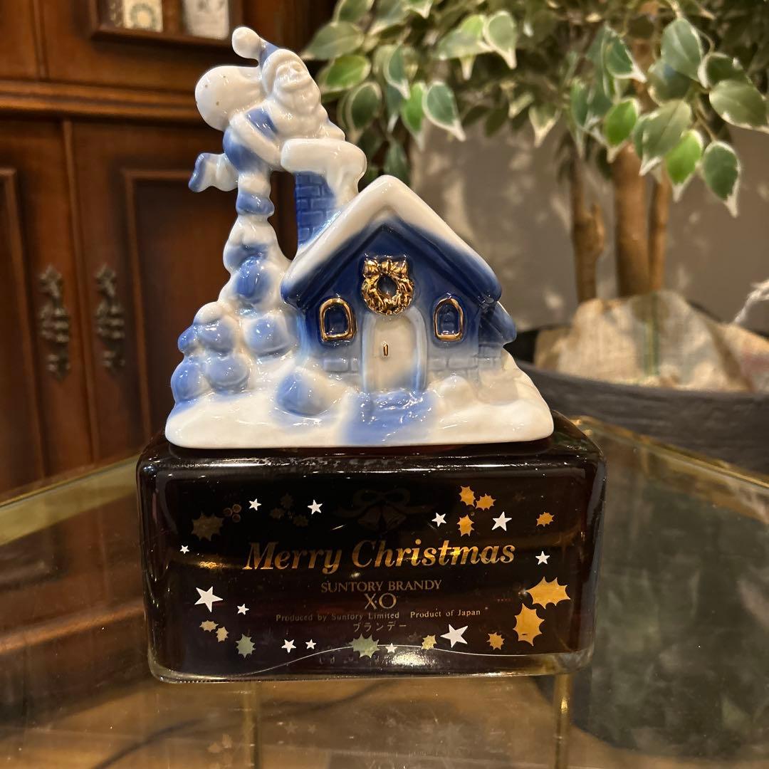 限定ボトル　Suntory XO クリスマスハウス
