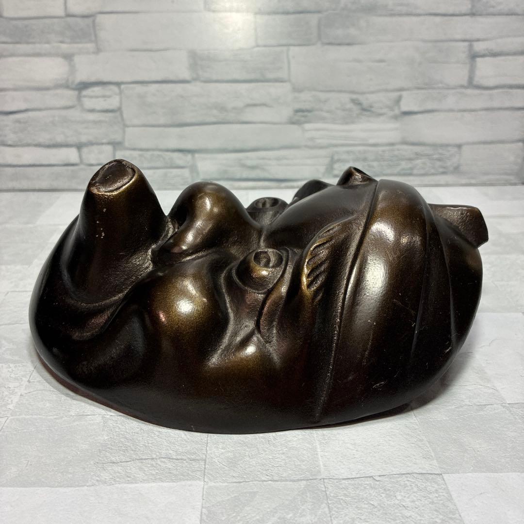 ひょっとこ 能面 お面 鉄仮面 昭和