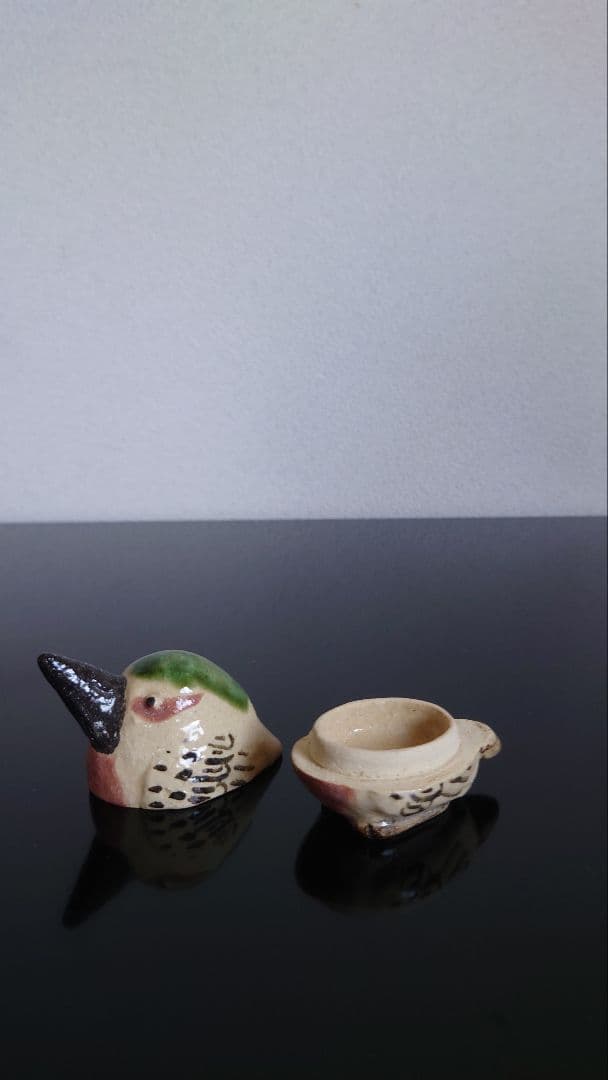 茶道具　香合　織部　大嶋久興