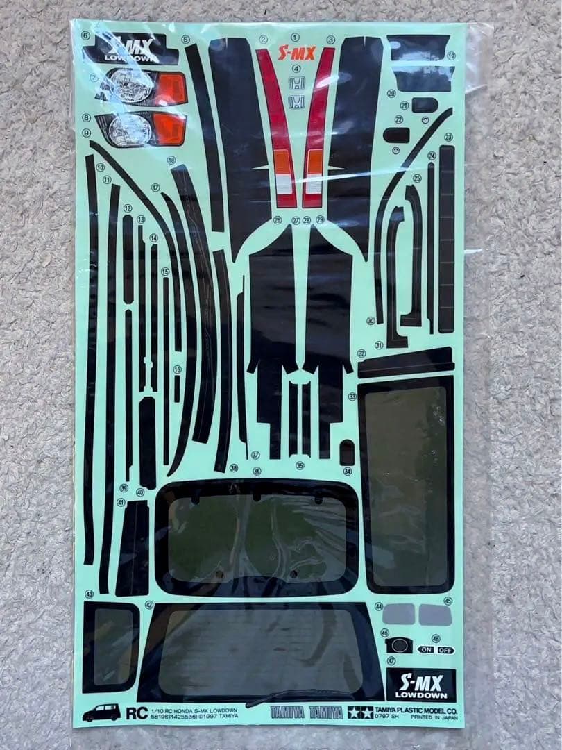 ヴィンテージ 絶版 タミヤ RC 1/10 ホンダ S-MX ローダウンFFカー