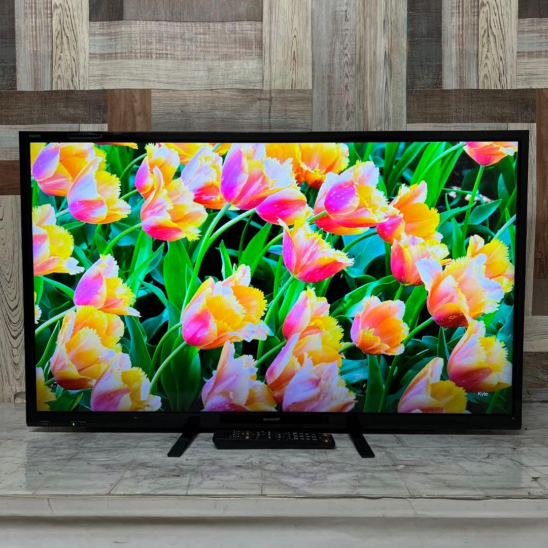 即日受渡❣️全国送料込シャープ 40型テレビ AQUOS 裏録画対応2画面表示