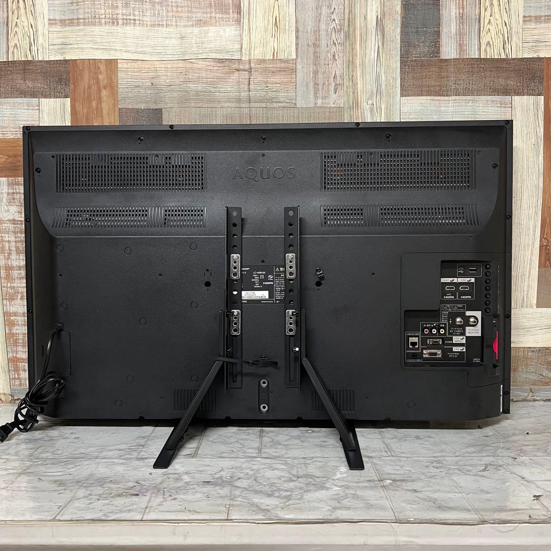 即日受渡❣️全国送料込シャープ 40型テレビ AQUOS 裏録画対応2画面表示