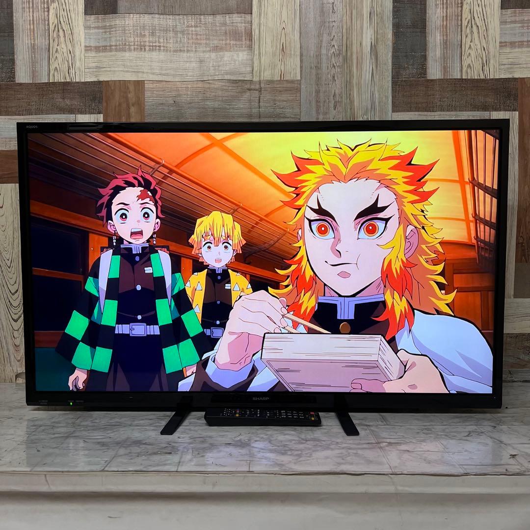 即日受渡❣️全国送料込シャープ 40型テレビ AQUOS 裏録画対応2画面表示