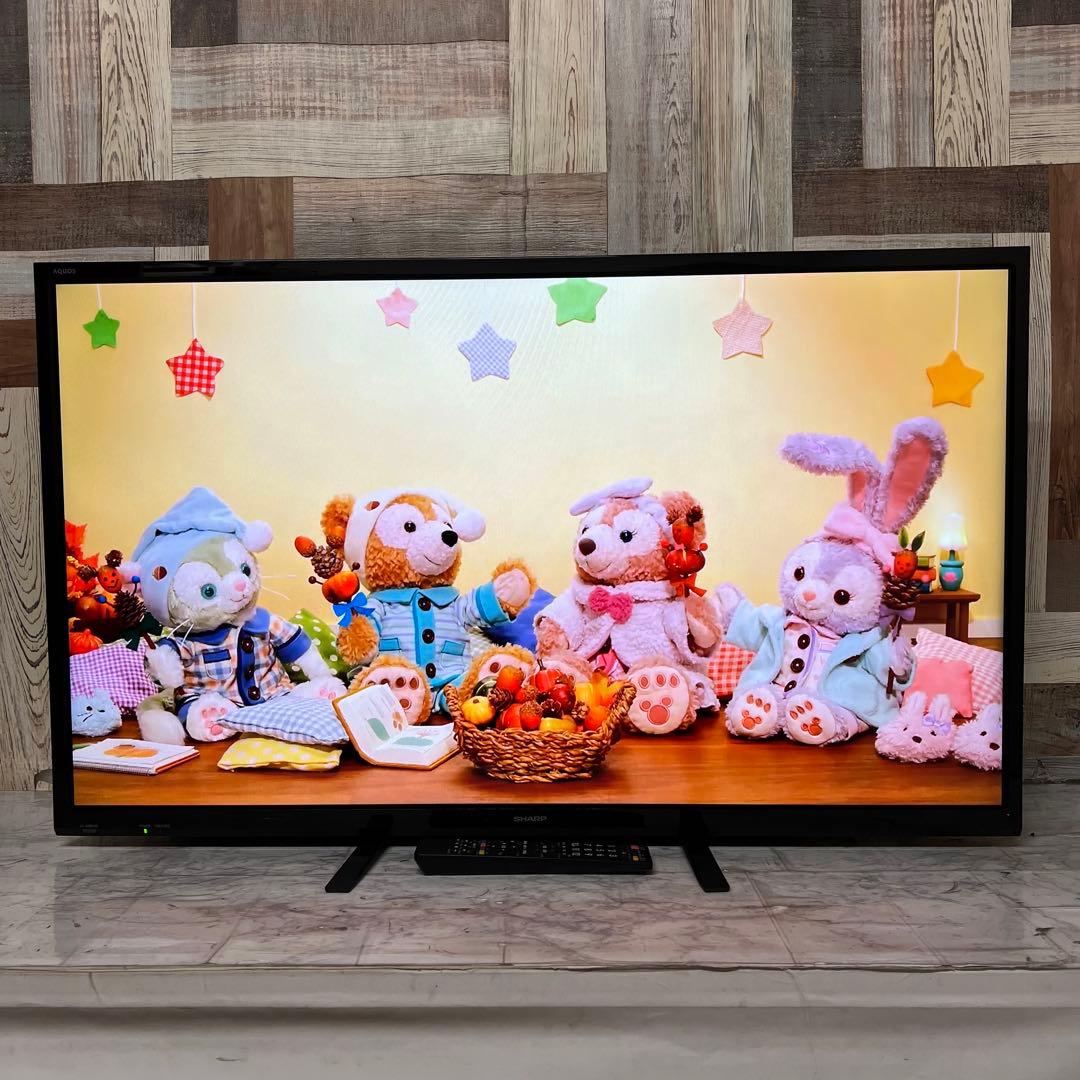 即日受渡❣️全国送料込シャープ 40型テレビ AQUOS 裏録画対応2画面表示