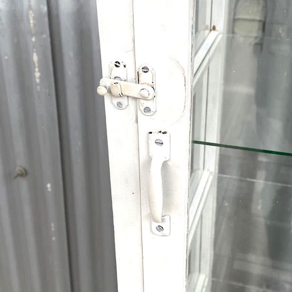 関西限定　送料別　４面ガラスショーケース　飾り棚　ビンテージ家具