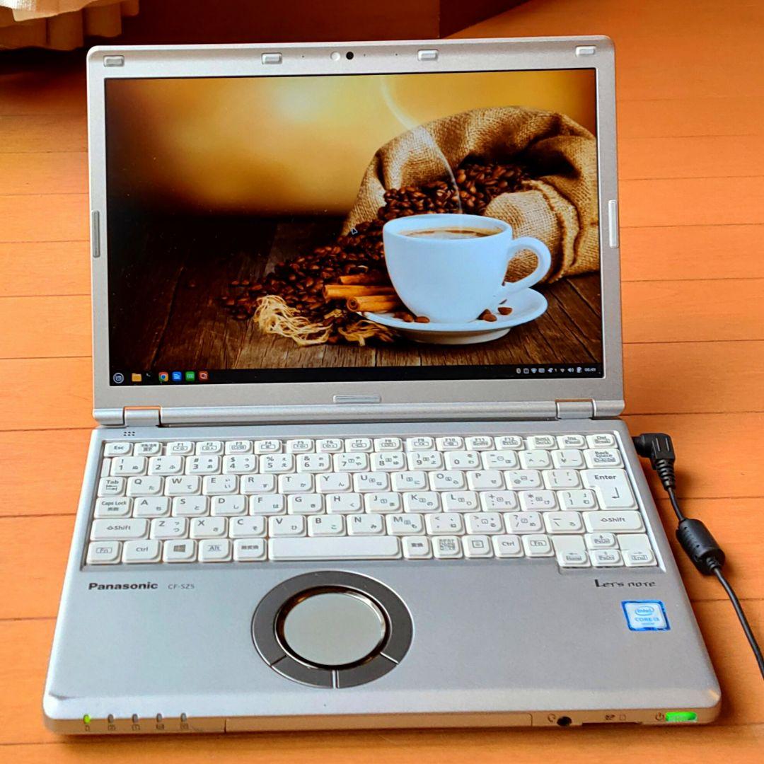ノートパソコン パナソニック　レッツノートCF-SZ5 、オフィス付き設定不要①