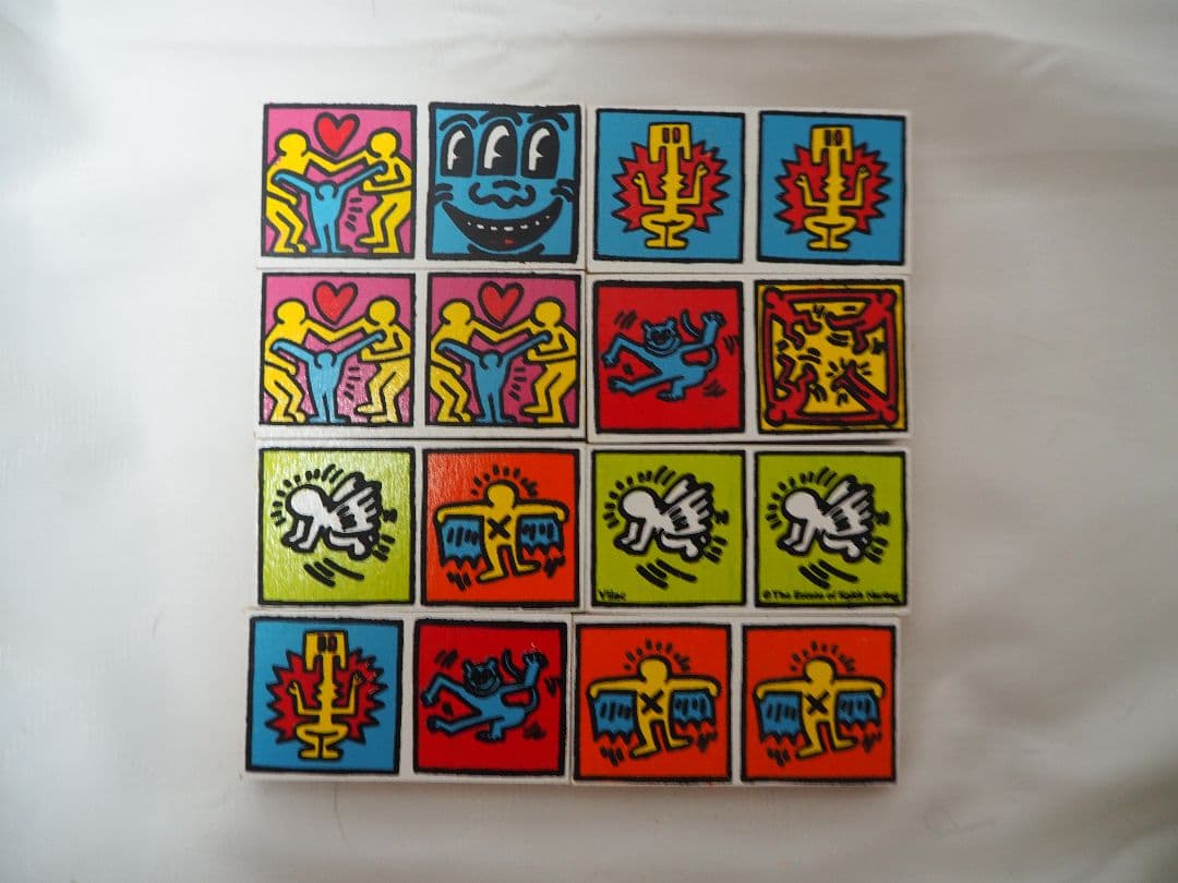 希少　キースヘリング　木製 ドミノ　インテリア