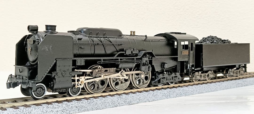 HOゲージ カツミ Ｃ62蒸気機関車、カンモーター、メンテナンス済