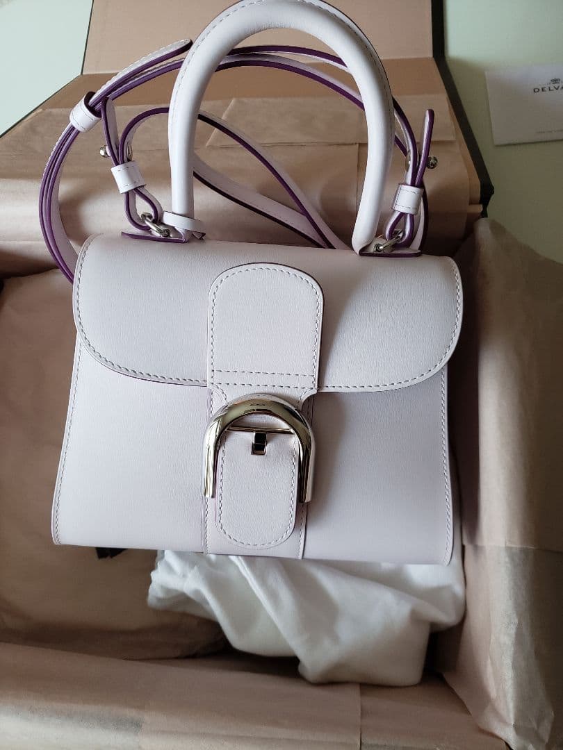 デルヴォー delvaux ブリヨン ミニ シルクラベンダー