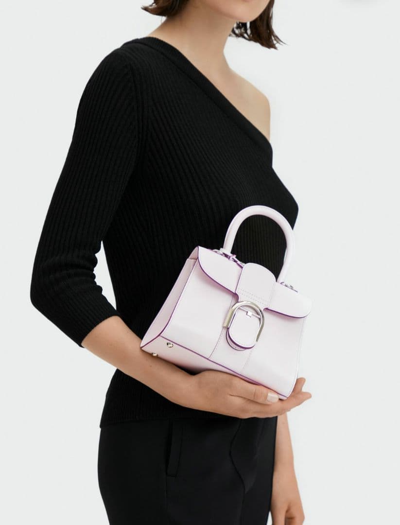 デルヴォー delvaux ブリヨン ミニ シルクラベンダー