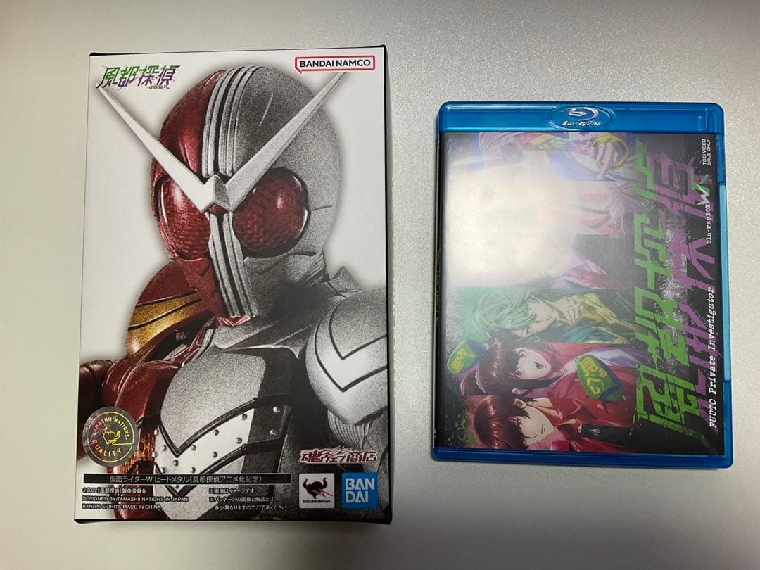 【中古品】S.H.Figuarts 真骨頂 仮面ライダーWヒートメタル 風都探偵