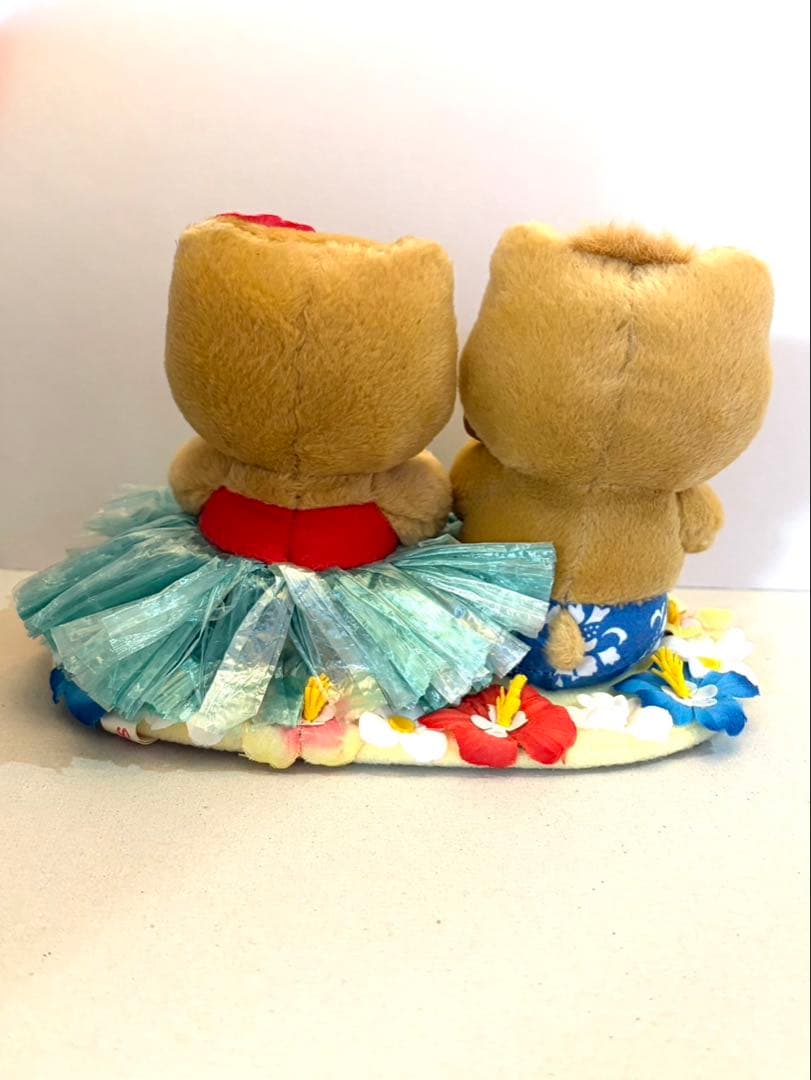 【タグ付き】ハローキティ ダニエルペアドールハワイSぬいぐるみ　日焼けキティ