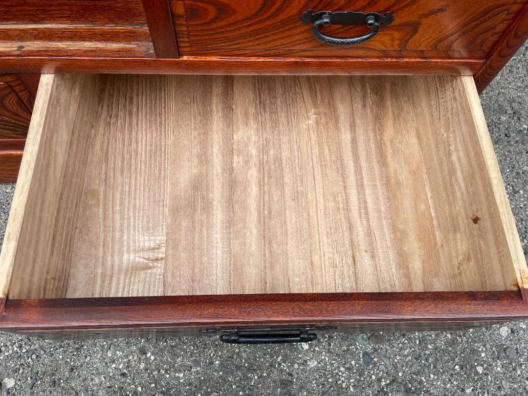 ★状態〇★ 昭和 レトロ 家具 茶箪笥 古家具 たんす タンス アンティーク