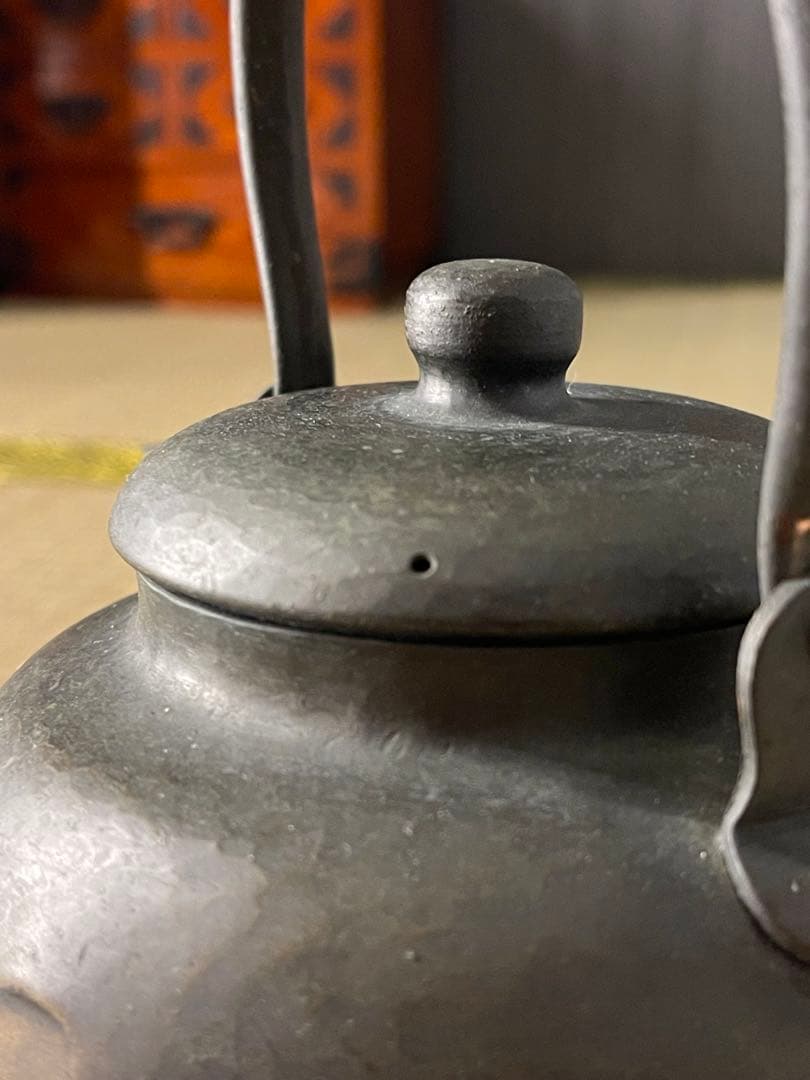 最終値下げ　煎茶道具 富貴堂 鎚起銅器 湯沸 銅瓶 重量300g