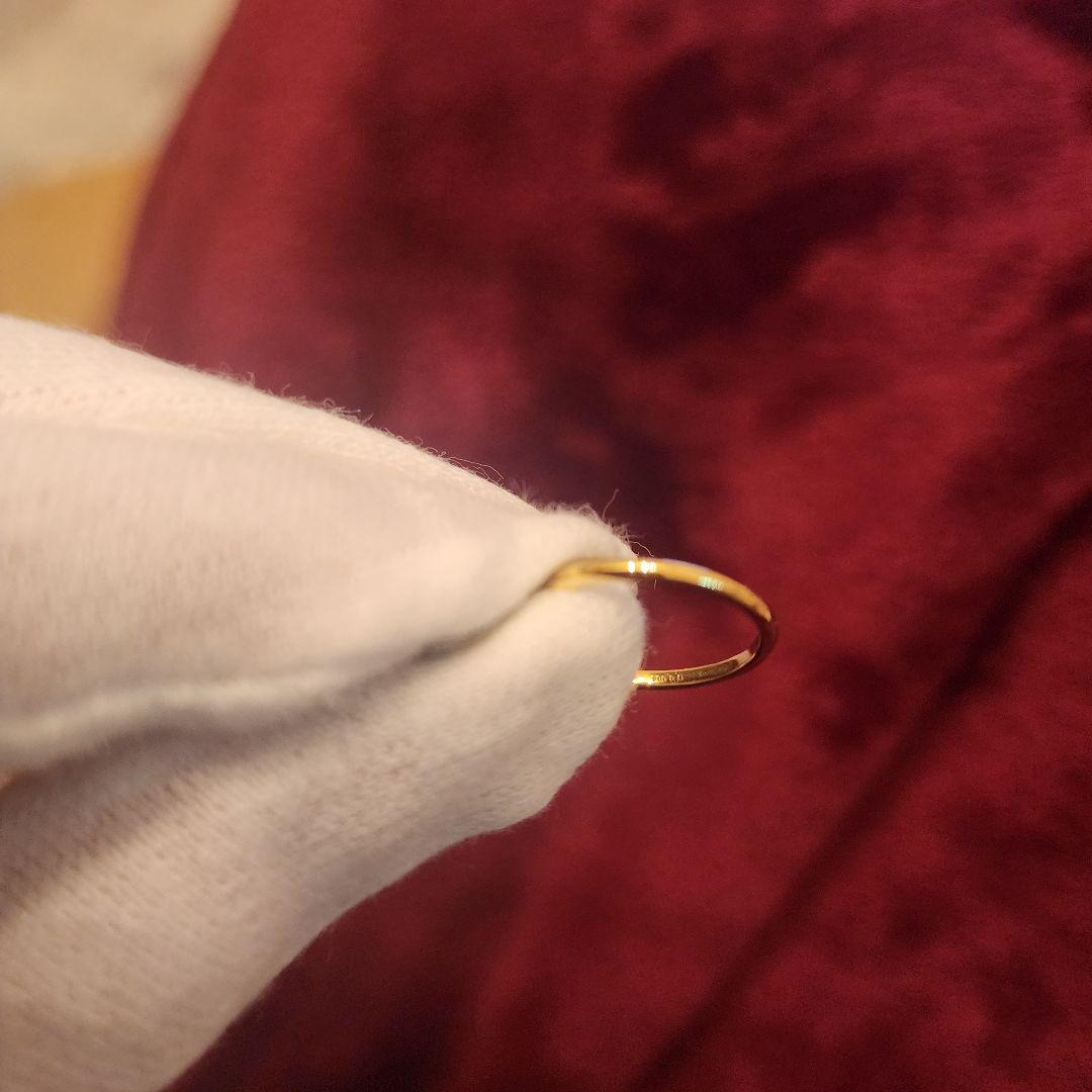 AHKAH メテオールリング 5号 18Kイエローゴールド