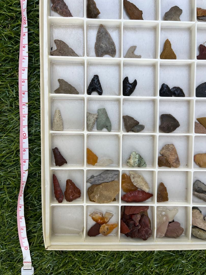 矢尻　鏃　やじり　縄文石器　弥生時代　破片　新潟県　長者屋敷遺跡　中貝遺跡