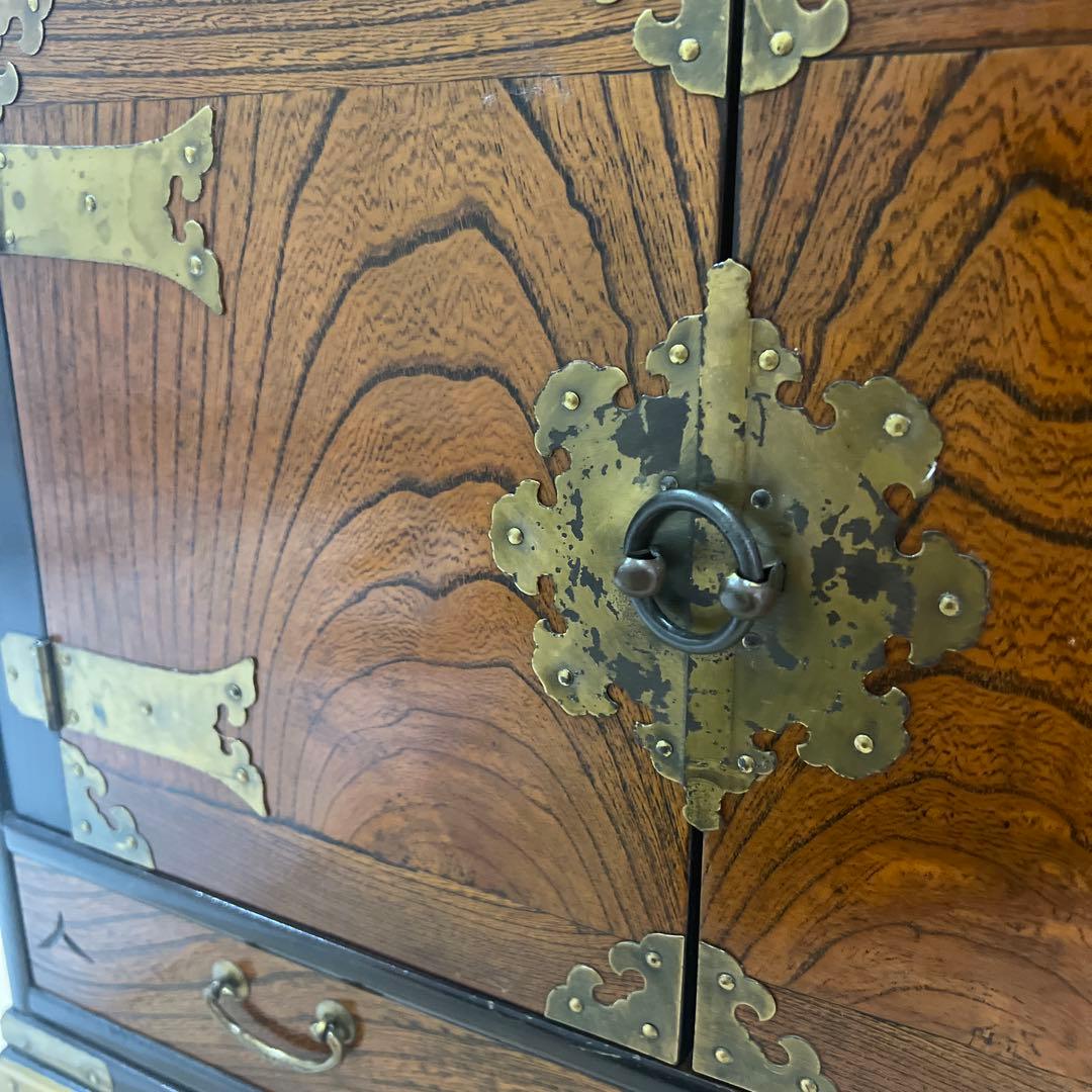 【希少】李朝家具 薬箪笥（ヤクジャン）韓国アンティーク　タンス