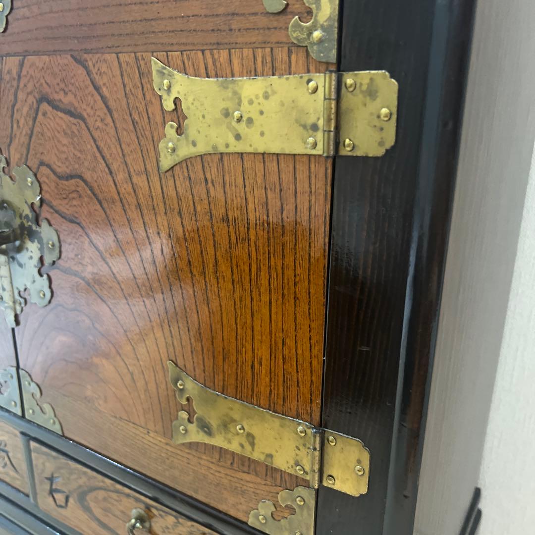 【希少】李朝家具 薬箪笥（ヤクジャン）韓国アンティーク　タンス