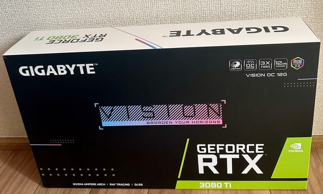 グラフィックボード・グラボ・ビデオカード GIGABYTE GEFORCE RTX 3080Ti VISION OC12G