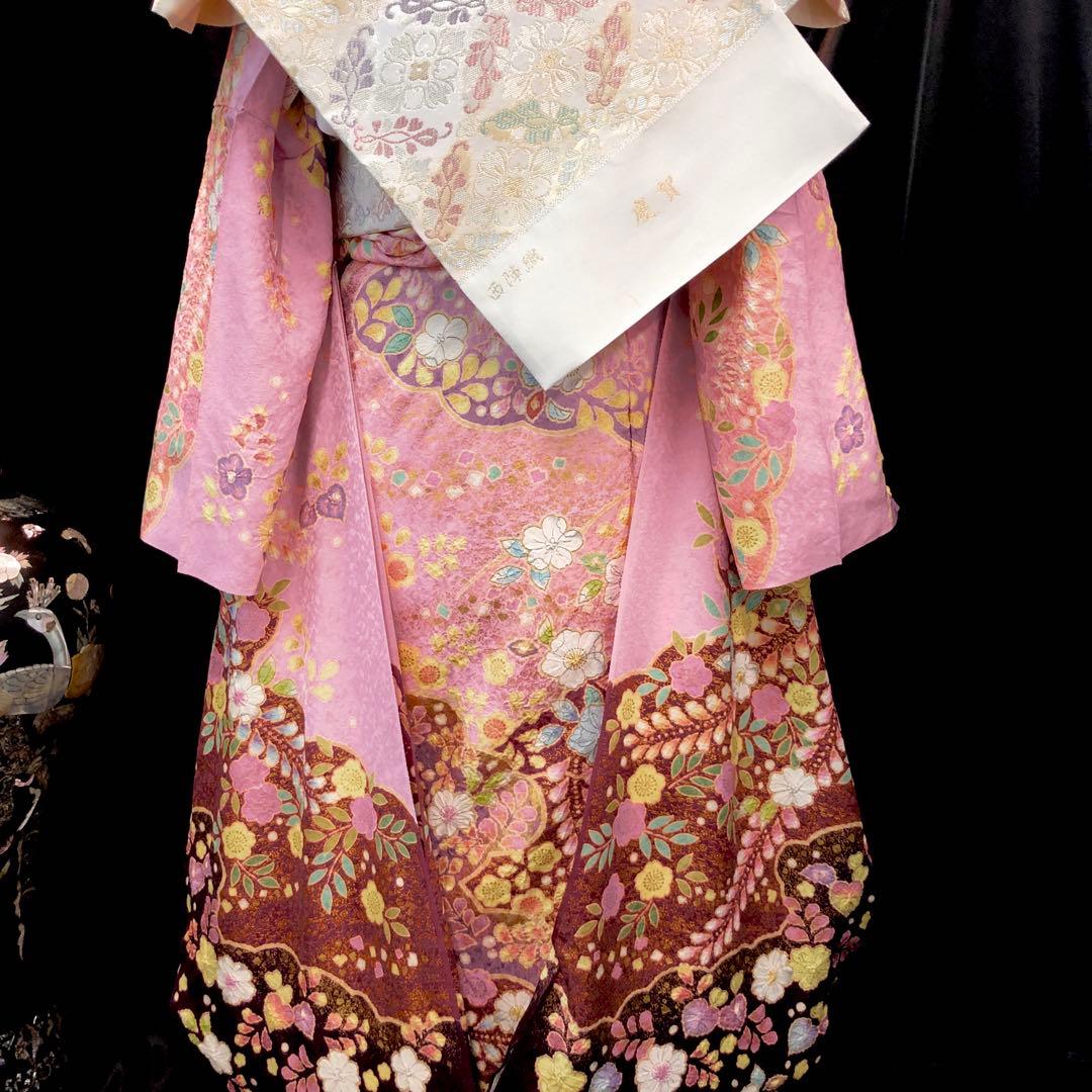 振袖フルセット ■翠山工房■辻ヶ花絞り■新品オーダー仕立て■振袖一式