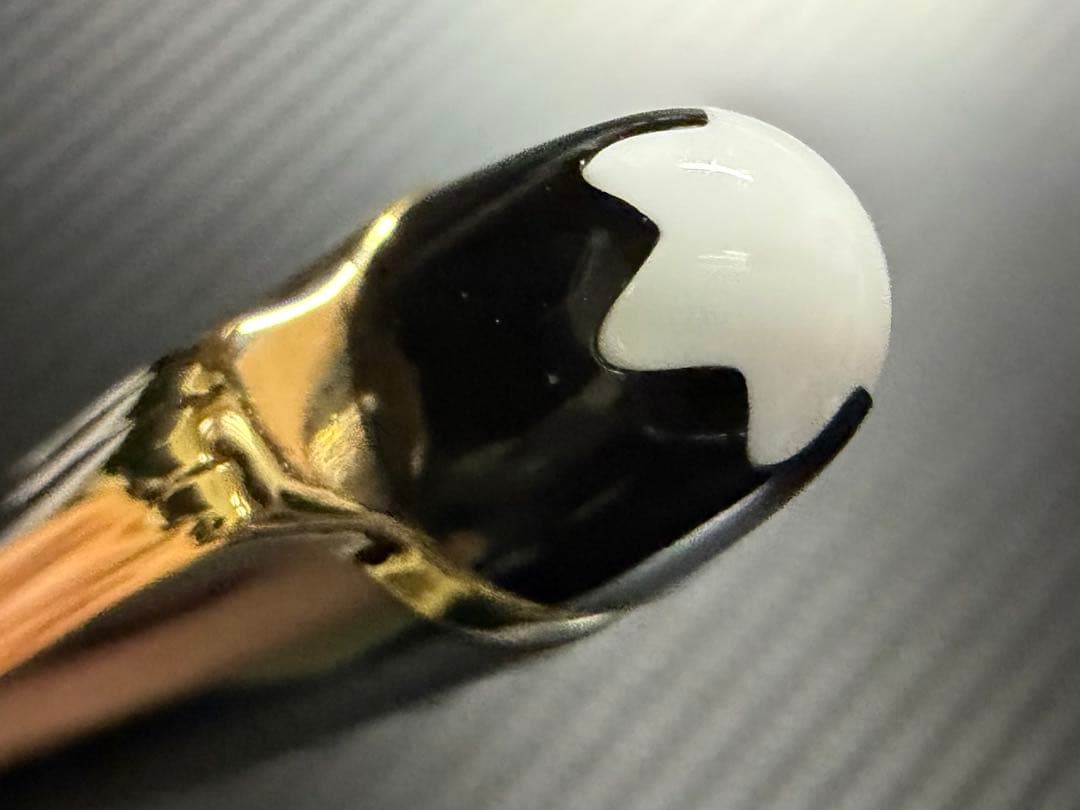 美品 エボナイト芯 モンブラン 144 ブラック 全金 EF 極細字 万年筆