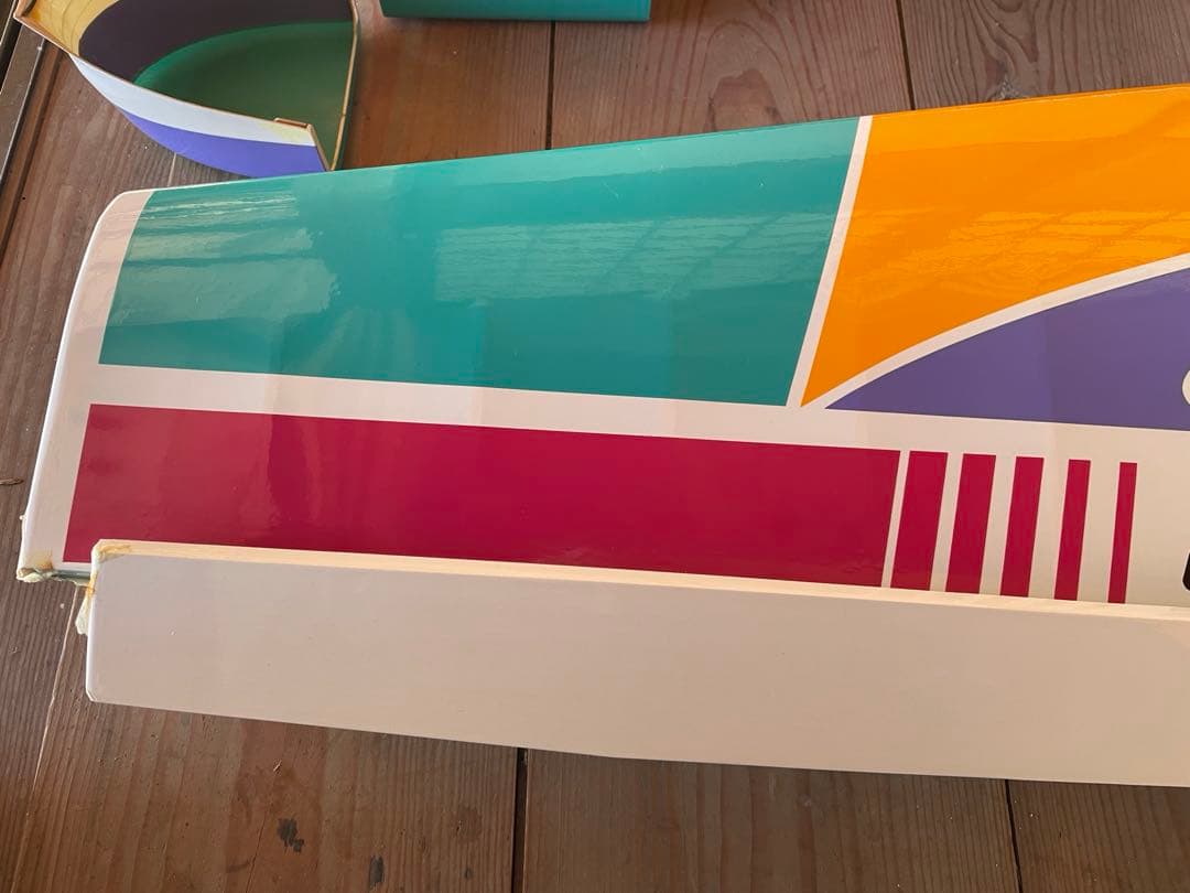 ラジコン飛行機　フライトホビーSTAGE90 フィルム貼り半完成　バルサ生地完成