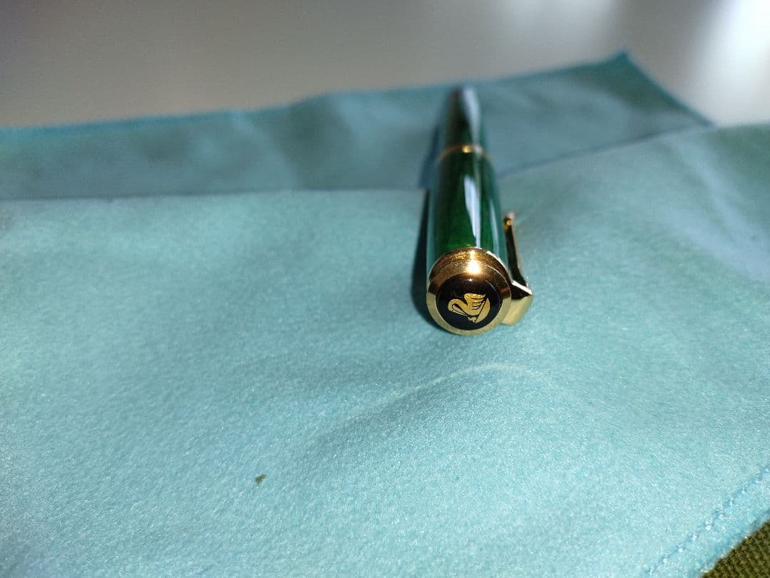 緑色マーブル万年筆