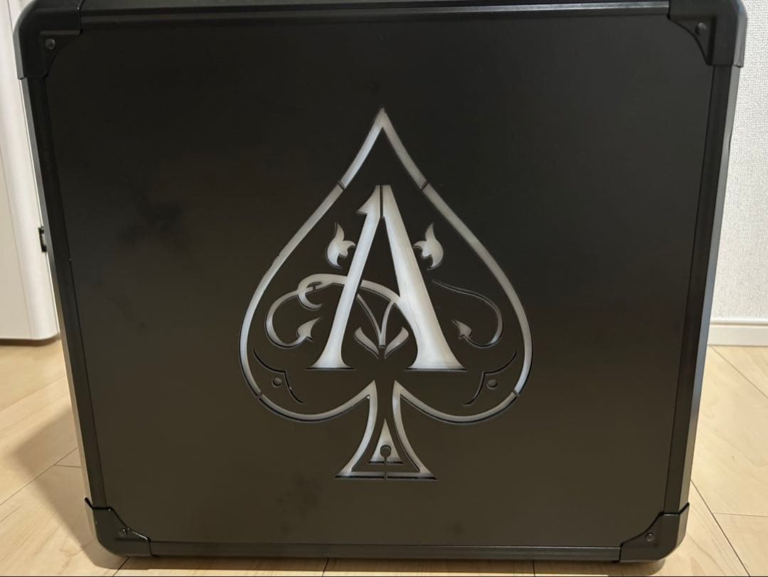 アルマンド信号機アタッシュケース　ロゼ、ゴールド、グリーン3本セット(空き瓶)