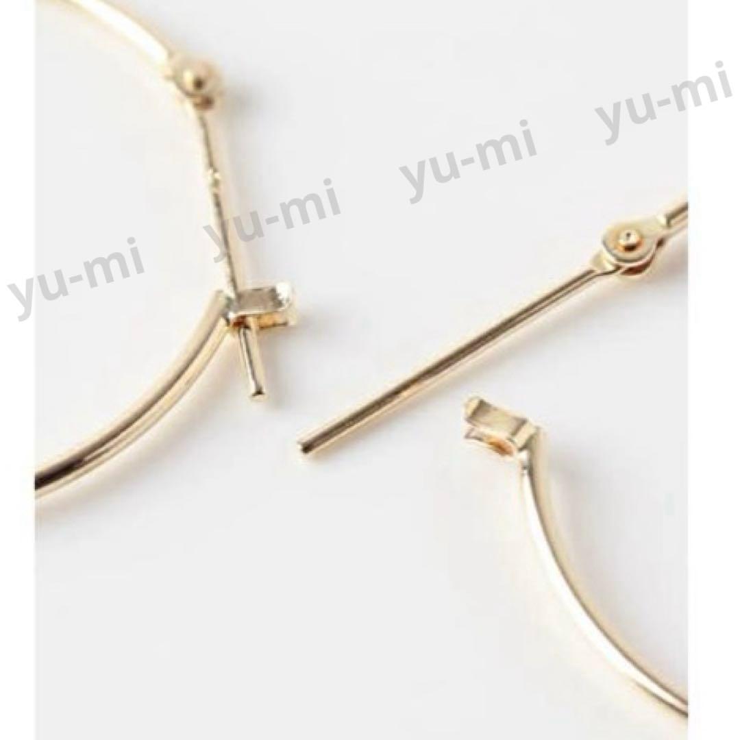 【美品】フープピアス　25㎜　10K アーバンリサーチ