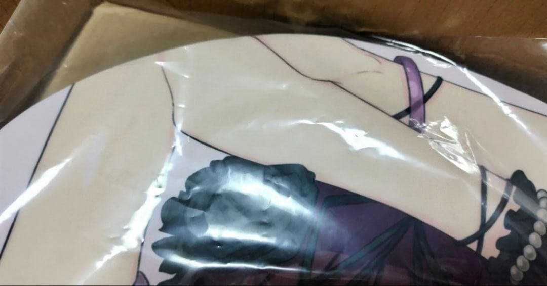 紫　等身大　マウスパッド