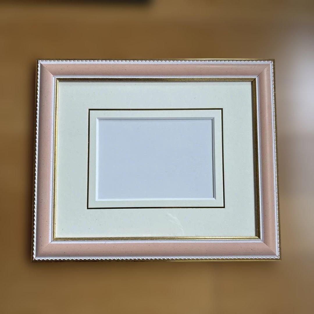 ✴︎額縁・ブルー1枚・コーラルピンク2枚・新品・未使用✴︎