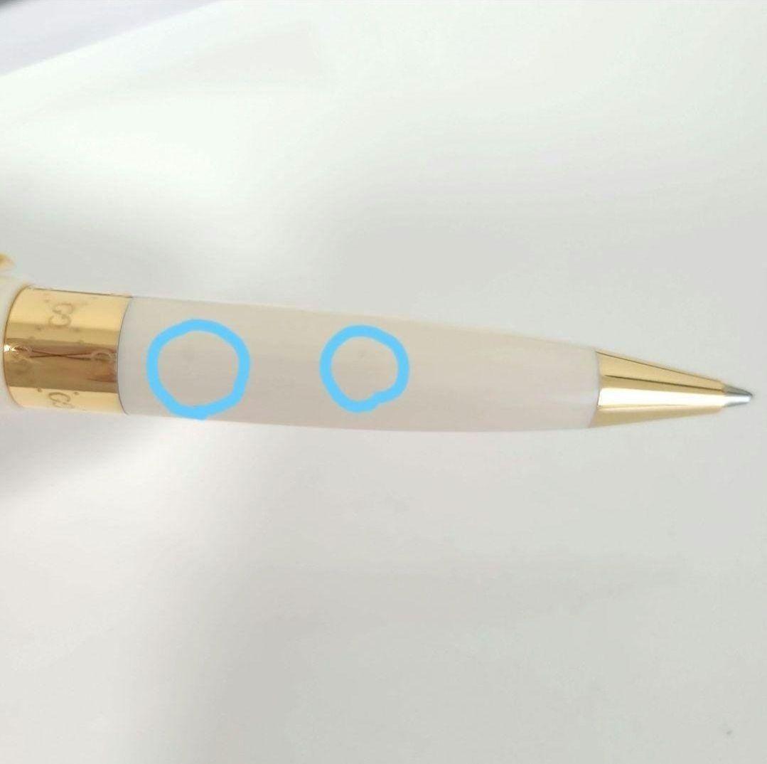 GUCCI ボールペン 専用ケース 説明書付き ホワイト ゴールド