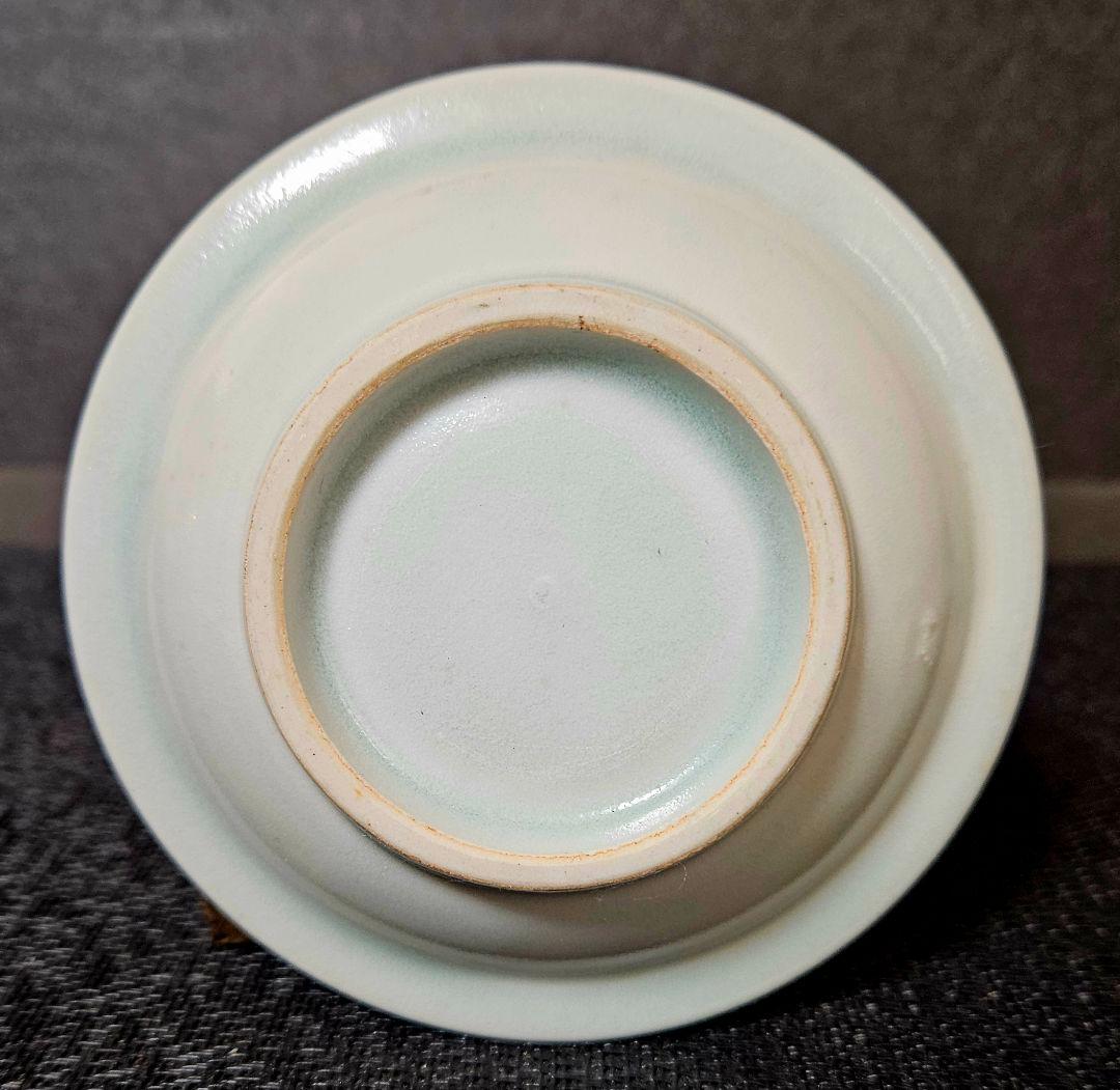 【李朝コレクター放出品❗03.】李朝白磁　分院手　兜皿　小皿　時代産地不明❗