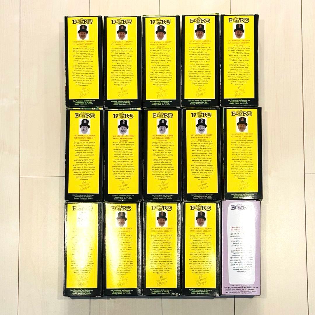 新品未開封 Rat Fink Wacky Wobbler フィギュア15体セット