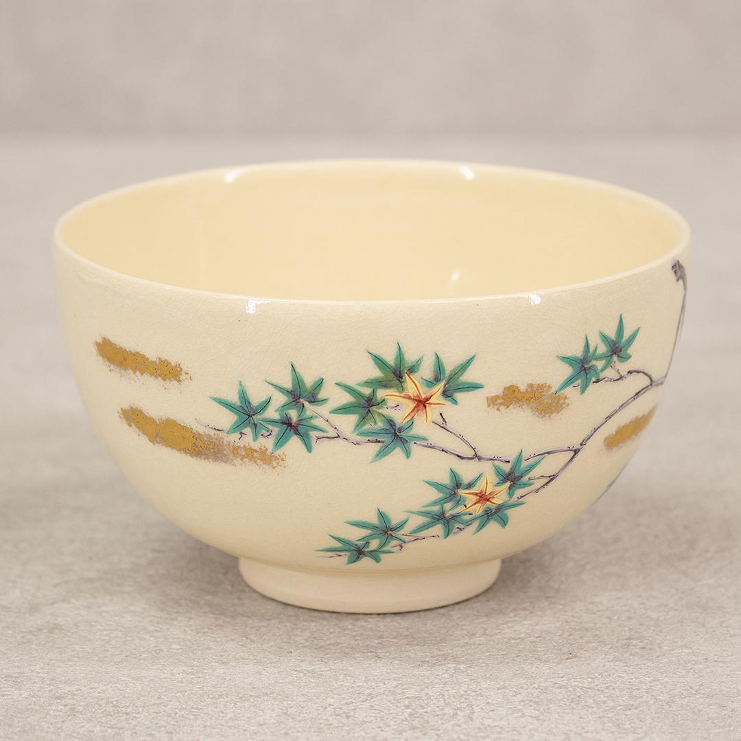 鳳山 造 京焼 仁清写 十二ケ月季節茶碗 9点まとめて 抹茶碗