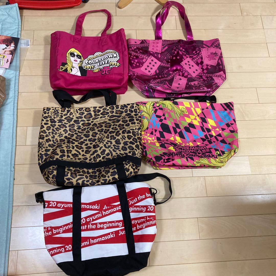 浜崎あゆみ　あゆ　グッズ　まとめ売り　バック　　　Tシャツ　パーカー　うちわなど