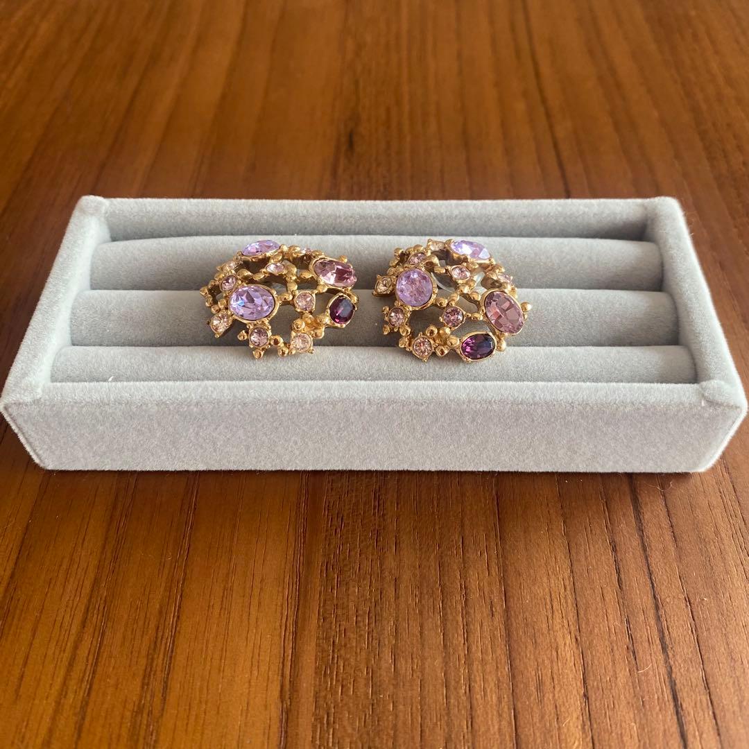 Grosse グロッセ Crystal Harmony ピアス ゴールド