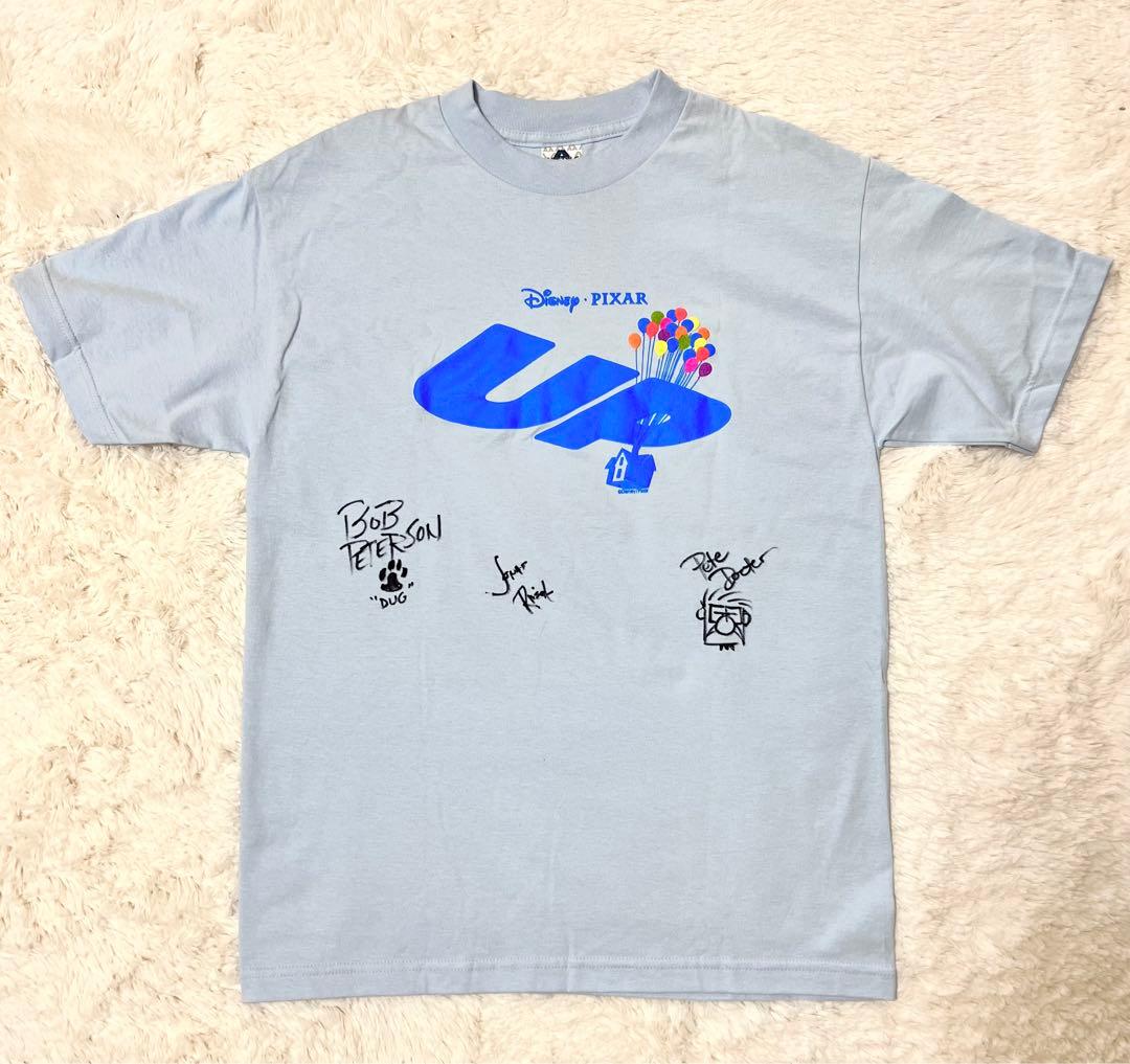 ディズニー・ピクサー　直筆サイン直筆イラスト　カールじいさんの空飛ぶ家　Tシャツ