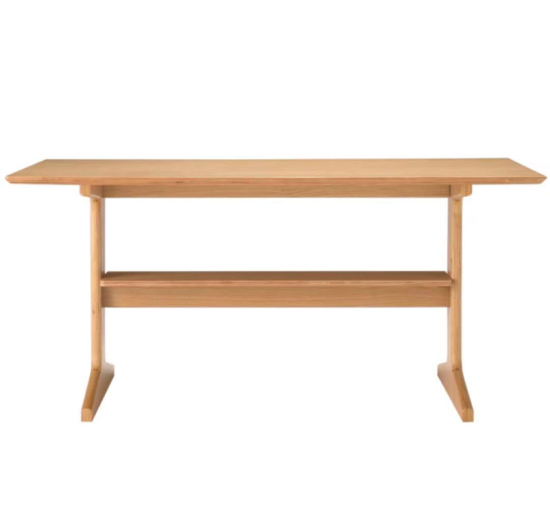 2024年購入｜無印良品 リビングでもダイニングでもつかえるテーブル　オーク材