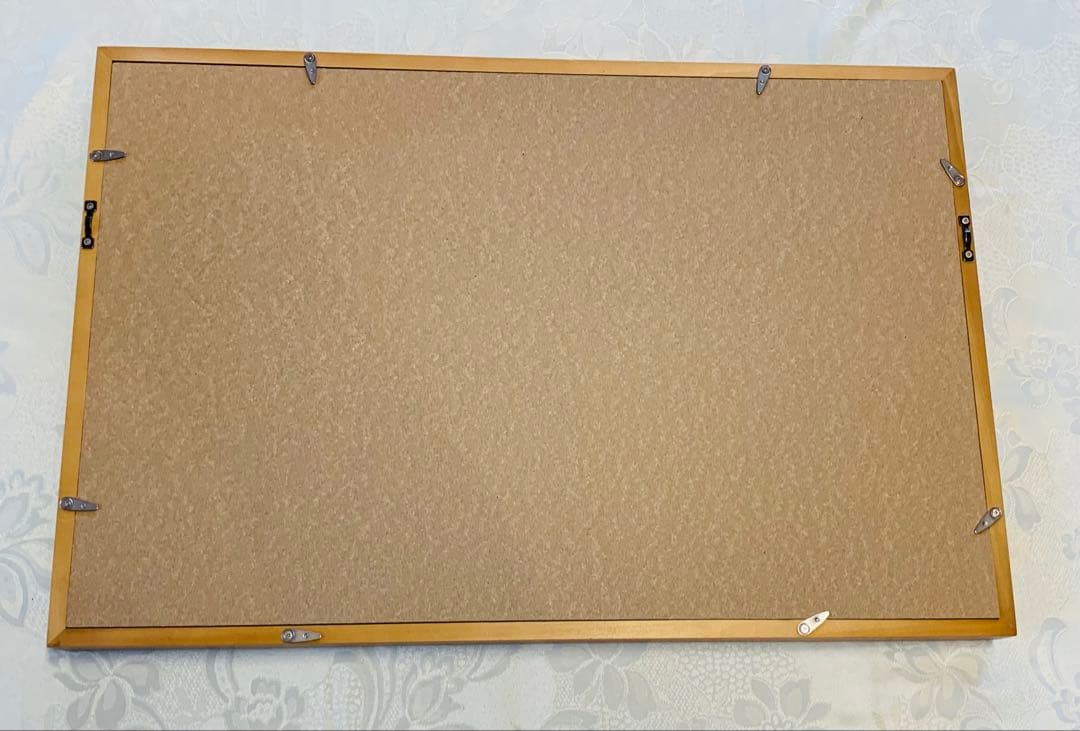 お買得！超美品☆丸山石根画伯の四季扇面花鳥図/春夏秋冬色紙4枚と額付き箱入