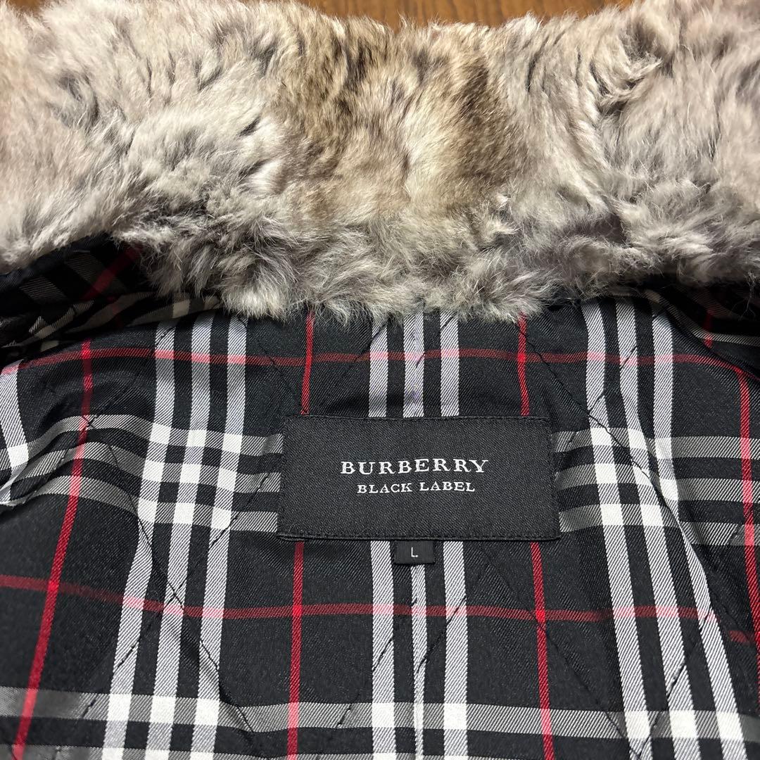 コ*！様 BURBERRY BLACK LABEL シングルライダースジャケット
