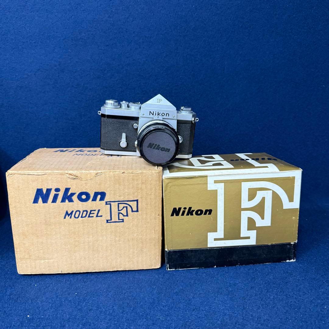 w*4様 ニコン Nikon MODEL F 一眼レフ フィルム カメラ 元箱付