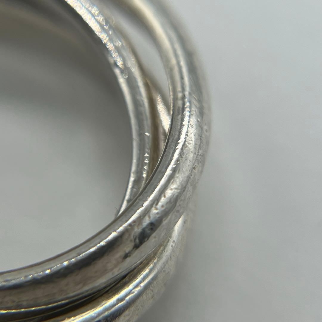 ティファニー TIFFANY トリニティリング 3連リング 12号 SV925