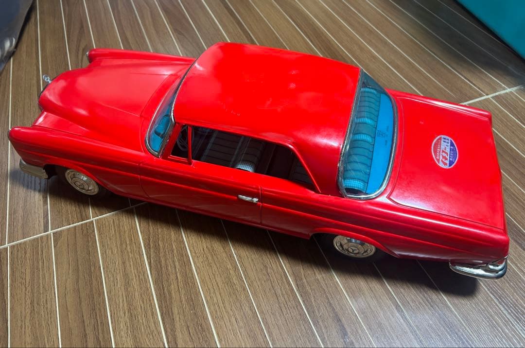 イチコー ベンツ 300SE 赤 ブリキ
