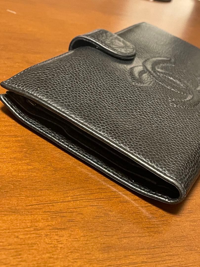 CHANEL シャネル キャビアスキン 黒 ココマーク