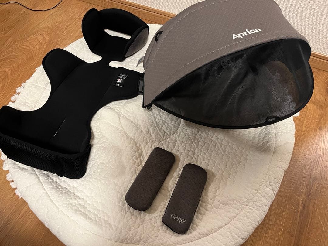 アップリカ チャイルドシート フラディア　グロウ　ISOFIX 360° グレー