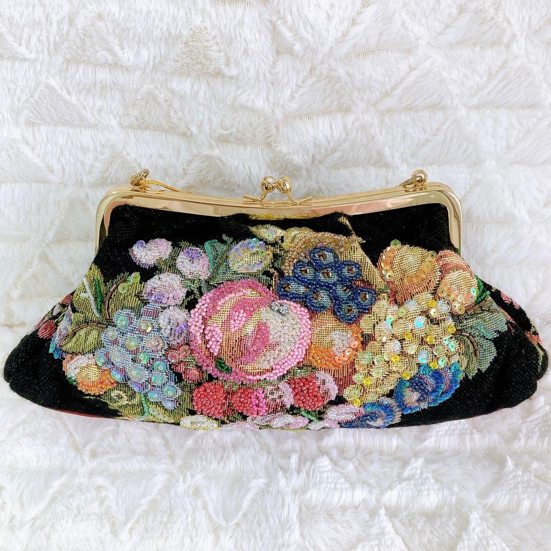 【新品タグ付】Think Beeシンクビー　ビーズ 2wayバッグ　ゴブラン織り