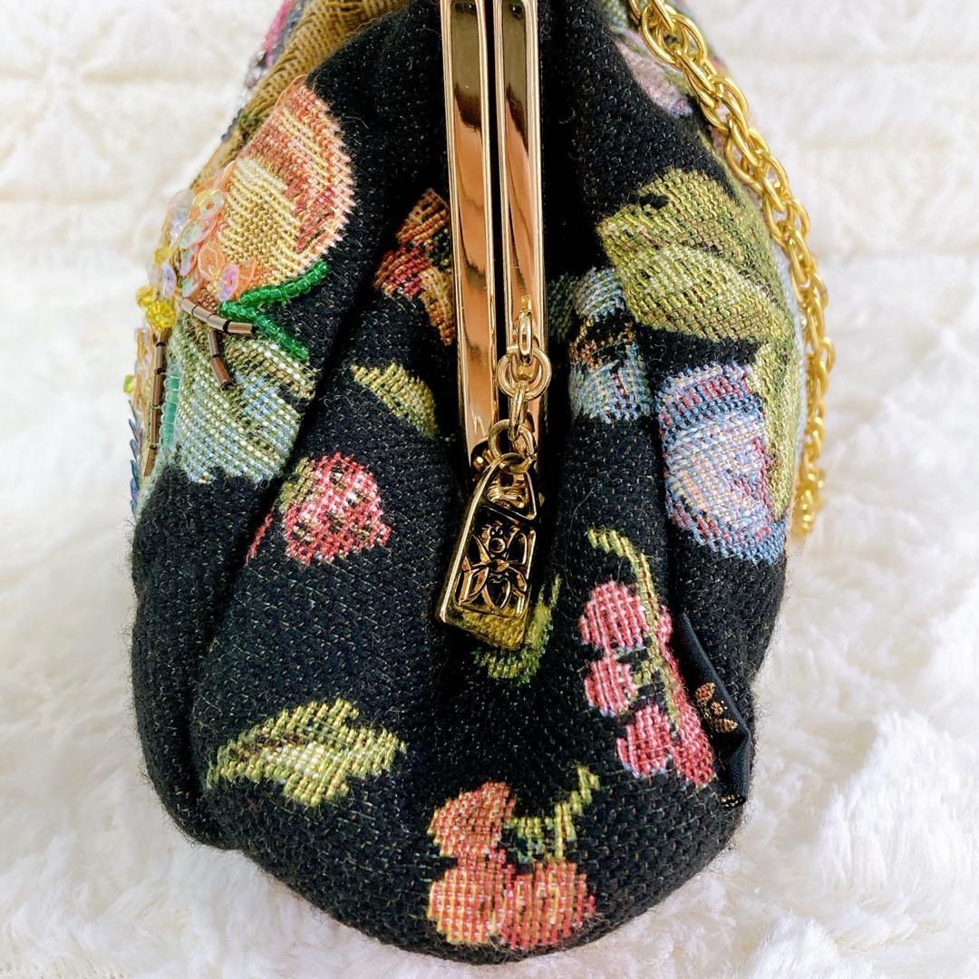 【新品タグ付】Think Beeシンクビー　ビーズ 2wayバッグ　ゴブラン織り