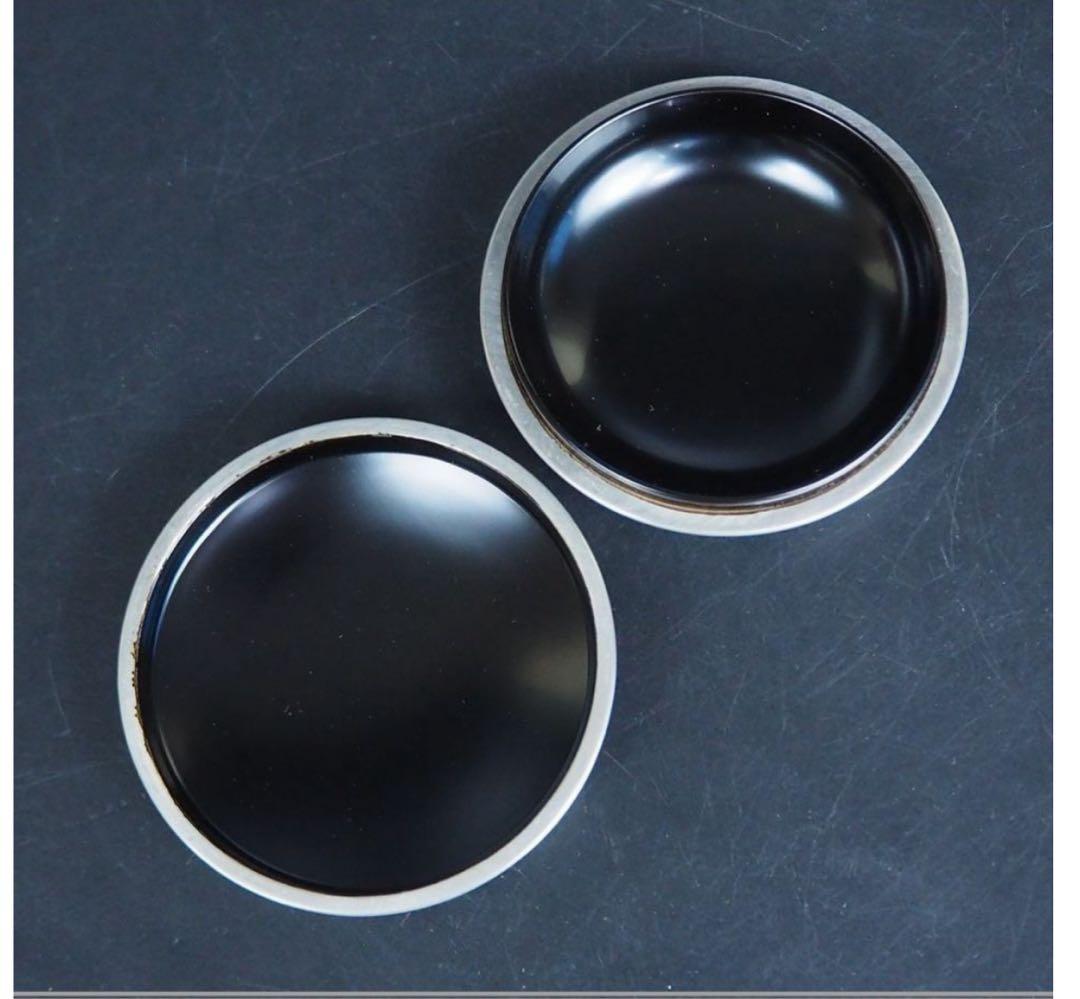 送料無料　漆芸の名工『池田峰志」造　銀縁蒔絵　鈴虫香合　共箱　茶道具華道具